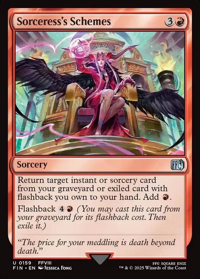 2025 Final Fantasy Sorceress's Schemes #159 uncommon card image