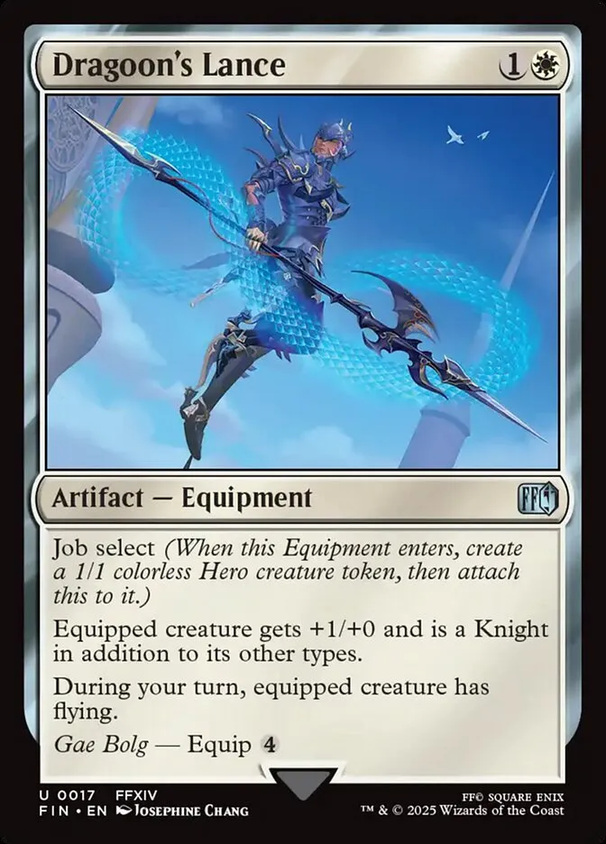 2025 Final Fantasy Dragoon's Lance uncommon #17 uncommon card image