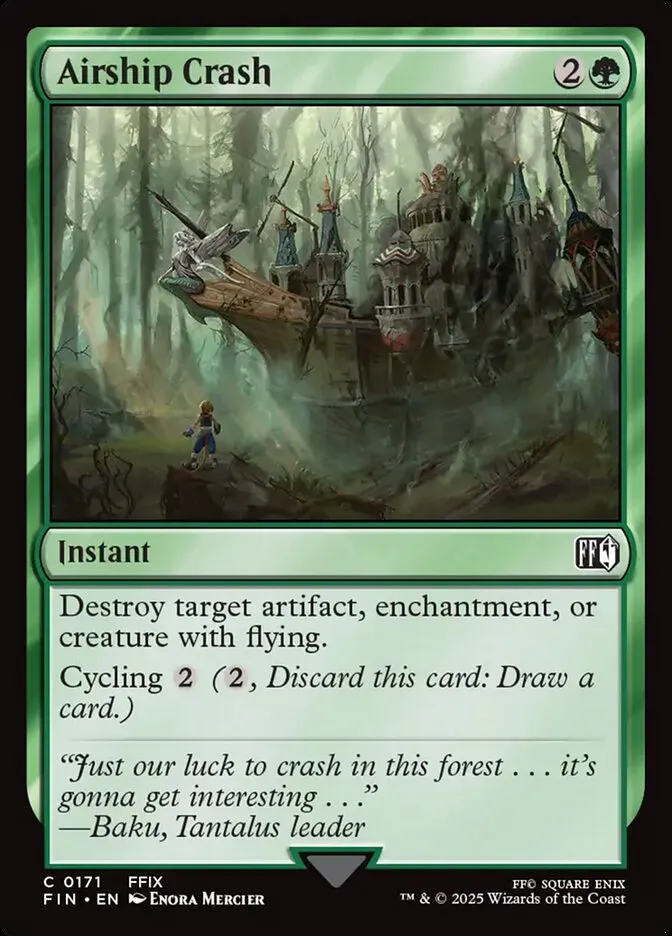 2025 Final Fantasy Airship Crash #171 common card image