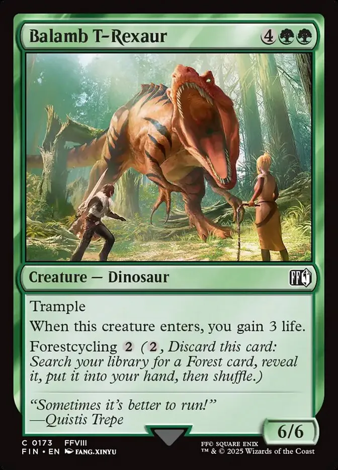 2025 Final Fantasy Balamb T-Rexaur #173 common card image