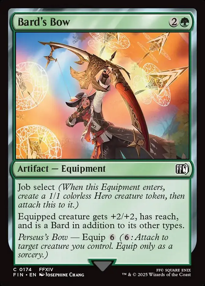 2025 Final Fantasy Bard's Bow common #174 common card image