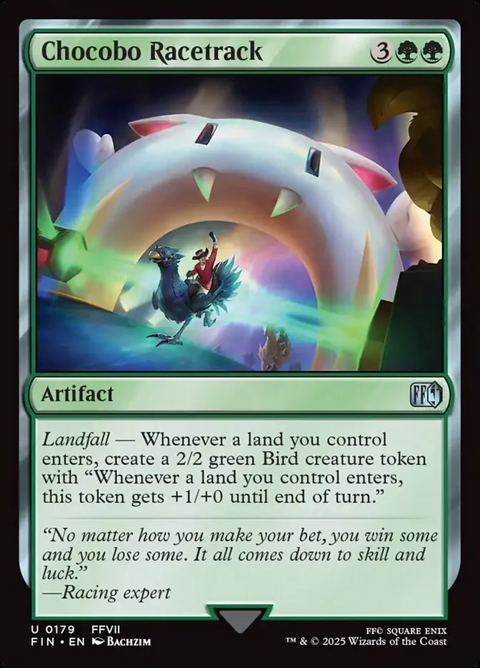 2025 Final Fantasy Chocobo Racetrack #179 uncommon card image