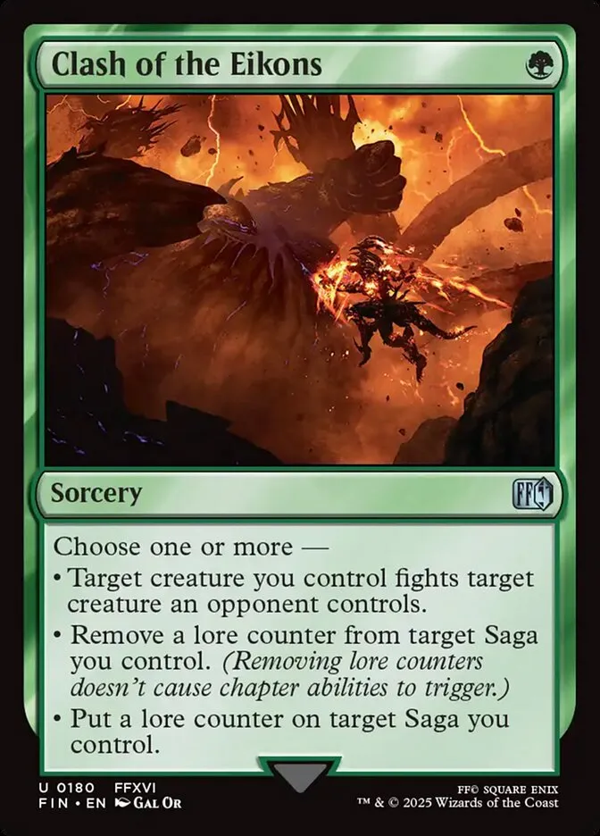 2025 Final Fantasy Clash of the Eikons #180 uncommon card image