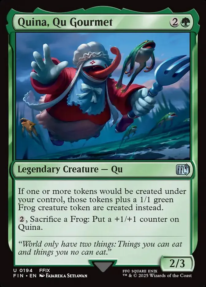 2025 Final Fantasy Quina, Qu Gourmet #194 uncommon card image