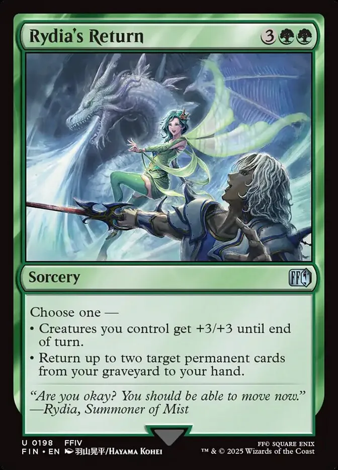 2025 Final Fantasy Rydia's Return uncommon #198 uncommon card image