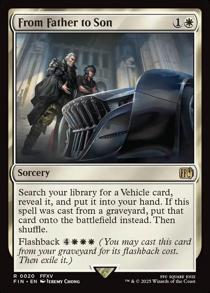 2025 Final Fantasy From Father to Son [Prerelease] rare #20 rare card image