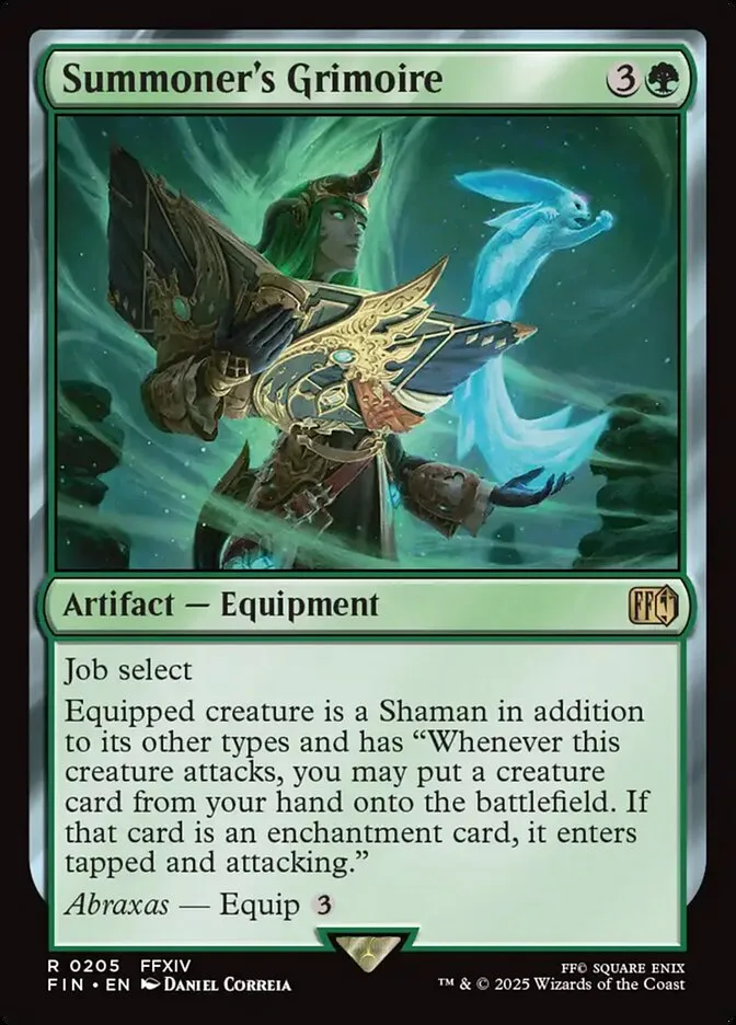 2025 Final Fantasy Summoner's Grimoire #205 rare card image
