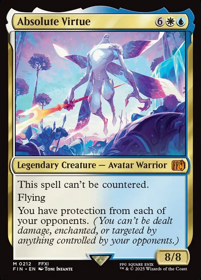 2025 Final Fantasy Absolute Virtue mythic #212 mythic card image