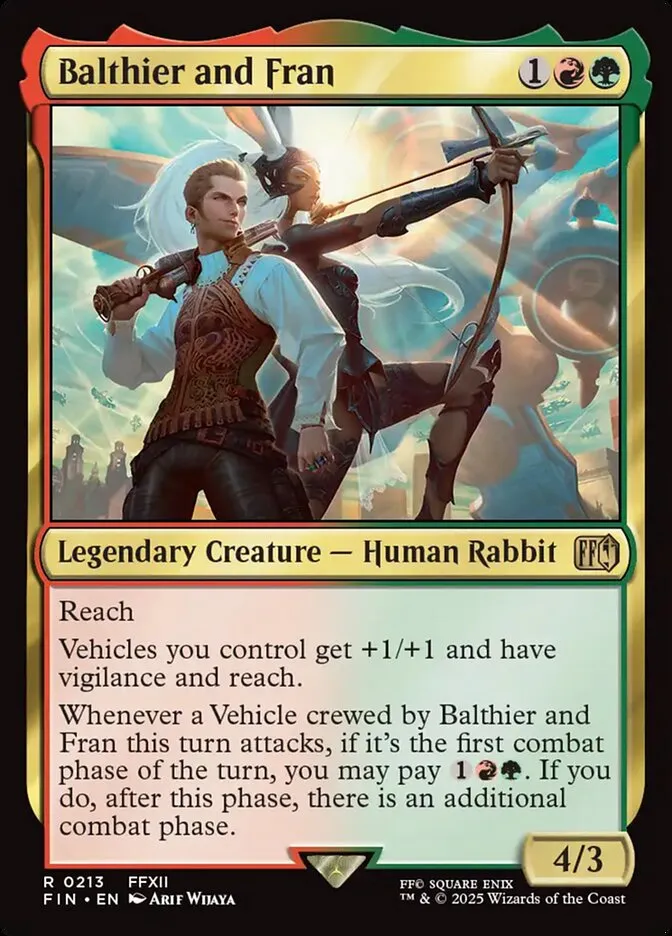 2025 Final Fantasy Balthier and Fran #213 rare card image