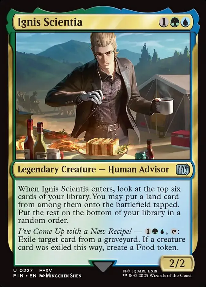 2025 Final Fantasy Ignis Scientia uncommon #227 uncommon card image
