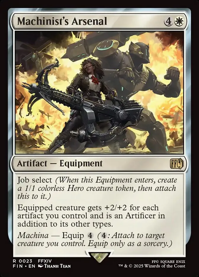 2025 Final Fantasy Machinist's Arsenal [Prerelease] rare #23 rare card image
