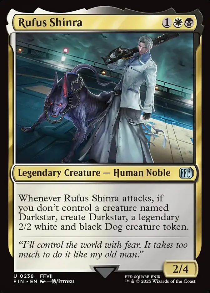 2025 Final Fantasy Rufus Shinra #238 uncommon card image