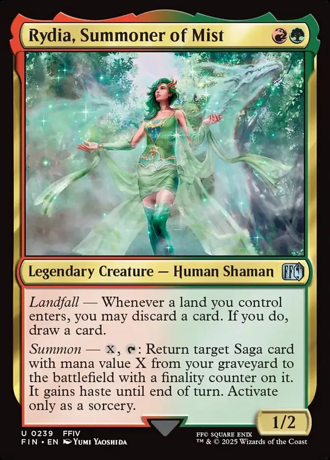 2025 Final Fantasy Rydia, Summoner of Mist #239 uncommon card image