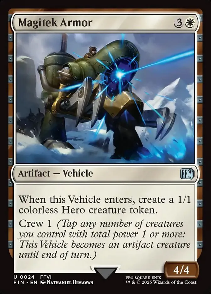 2025 Final Fantasy Magitek Armor [Foil] uncommon #24 uncommon card image