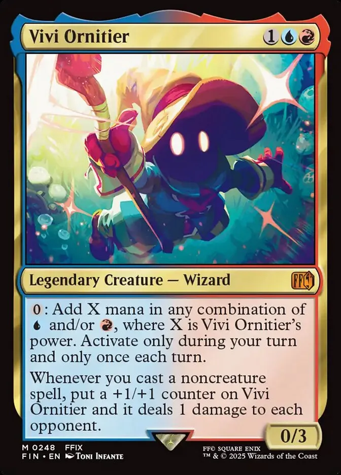 2025 Final Fantasy Vivi Ornitier [Prerelease] mythic #248 mythic card image