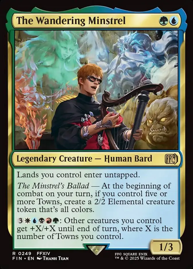 2025 Final Fantasy The Wandering Minstrel #249 rare card image