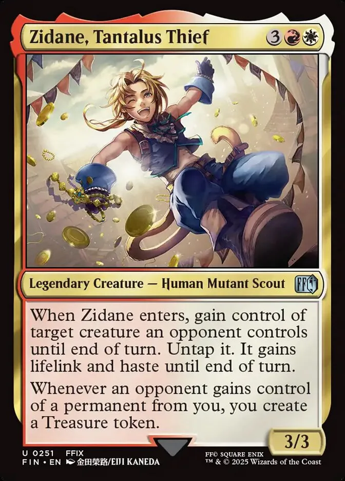 2025 Final Fantasy Zidane, Tantalus Thief #251 uncommon card image