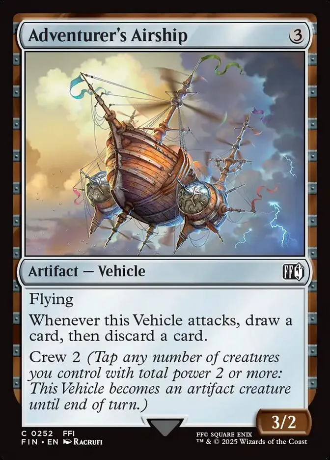 2025 Final Fantasy Adventurer's Airship #252 common card image