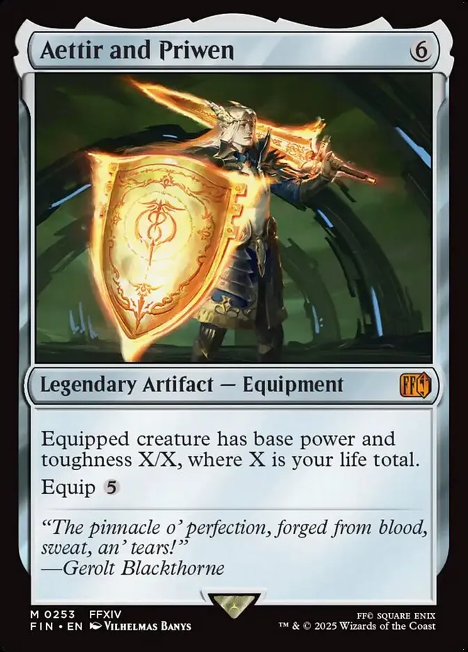 2025 Final Fantasy Aettir and Priwen #253 mythic card image