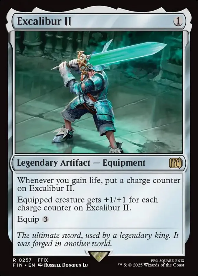 2025 Final Fantasy Excalibur II #257 rare card image