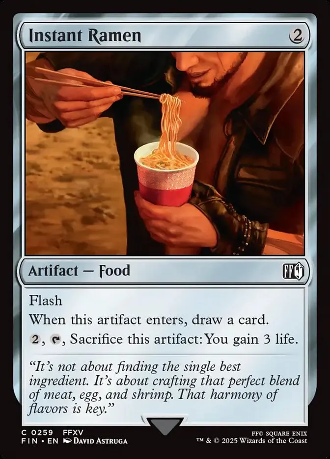 2025 Final Fantasy Instant Ramen common #259 common card image
