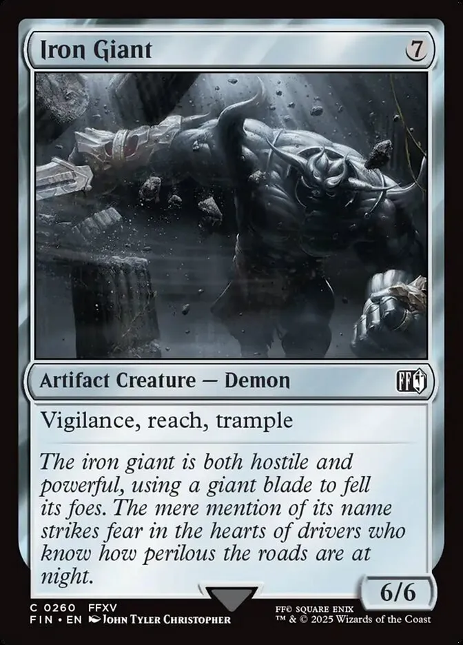 2025 Final Fantasy Iron Giant #260 common card image