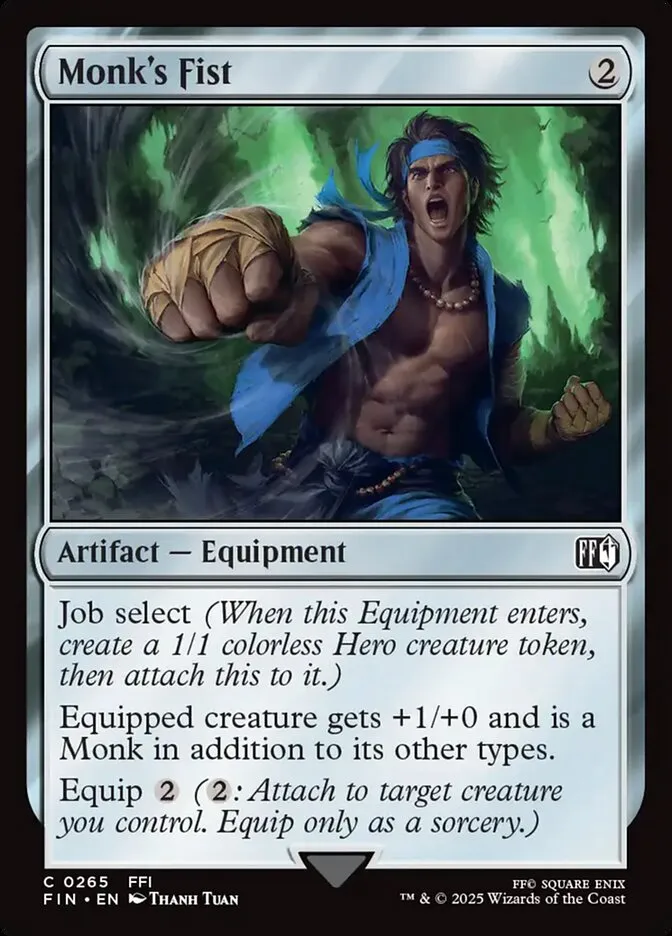 2025 Final Fantasy Monk's Fist #265 common card image