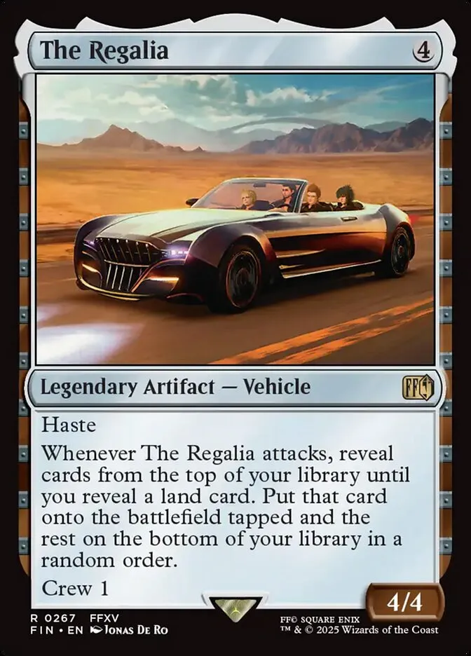 2025 Final Fantasy The Regalia #267 rare card image