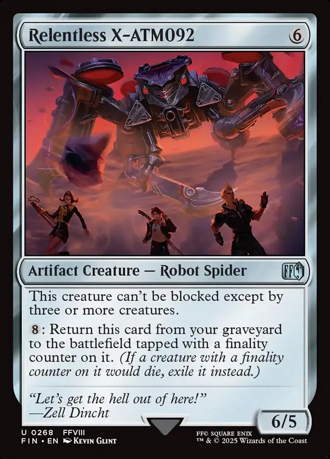 2025 Final Fantasy Relentless X-ATM092 #268 uncommon card image
