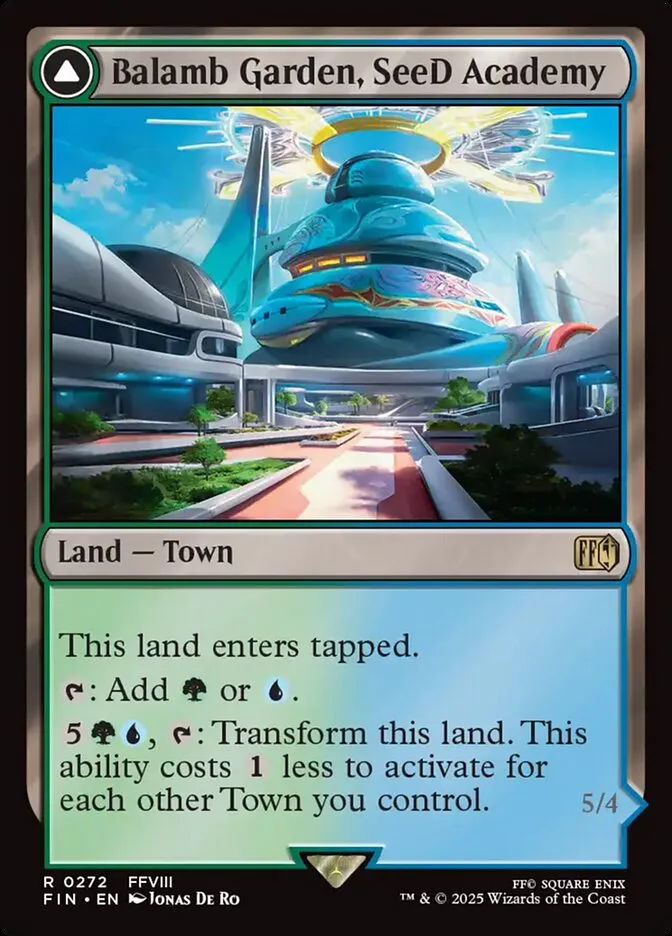2025 Final Fantasy Balamb Garden, SeeD Academy // Balamb Garden, Airborne #272 rare card image