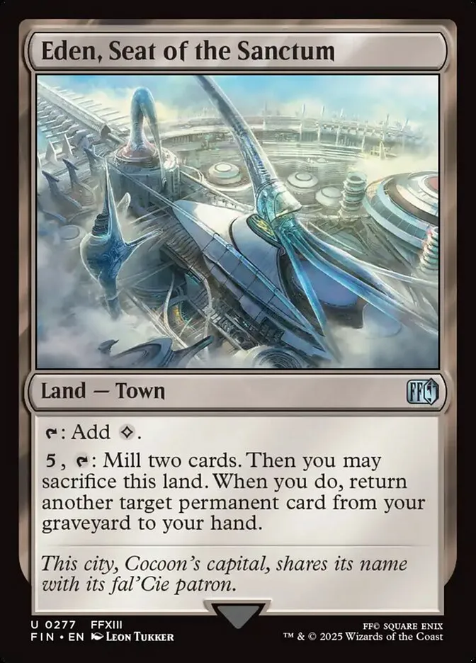 2025 Final Fantasy Eden, Seat of the Sanctum #277 uncommon card image