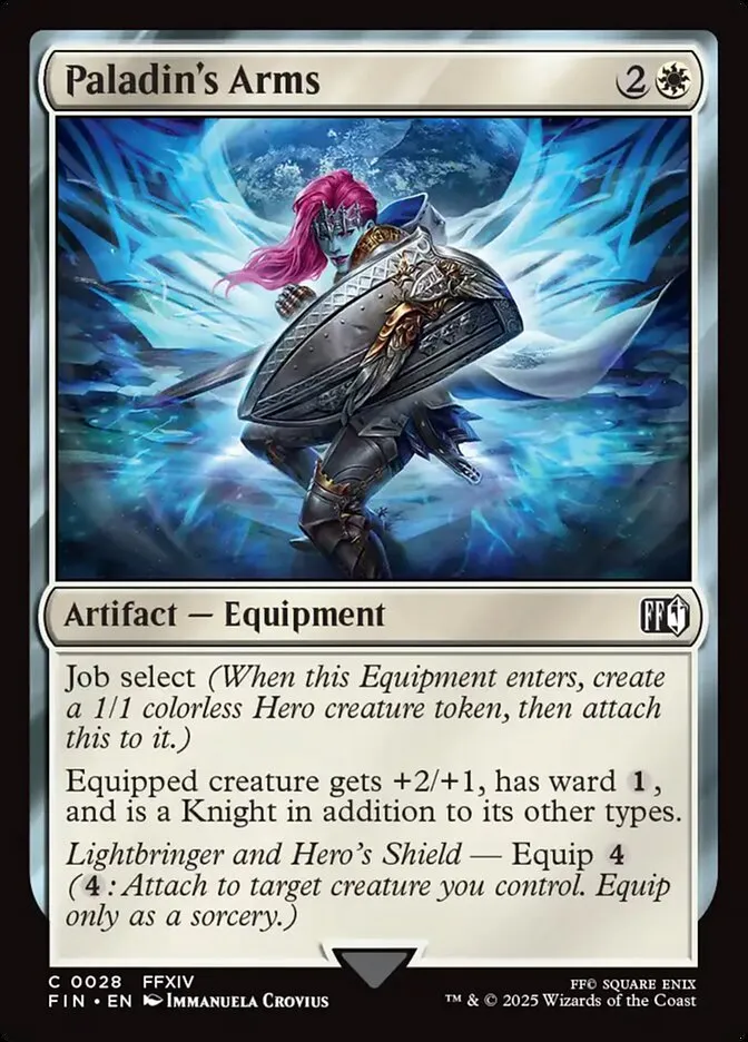 2025 Final Fantasy Paladin's Arms [Foil] common #28 common card image