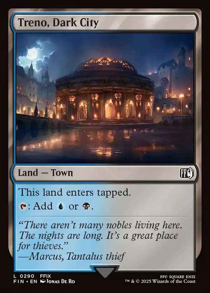 2025 Final Fantasy Treno, Dark City #290 common card image