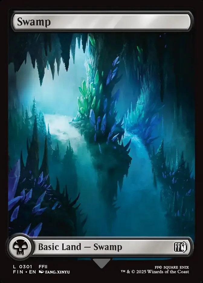 2025 Final Fantasy Swamp common #301 common card image