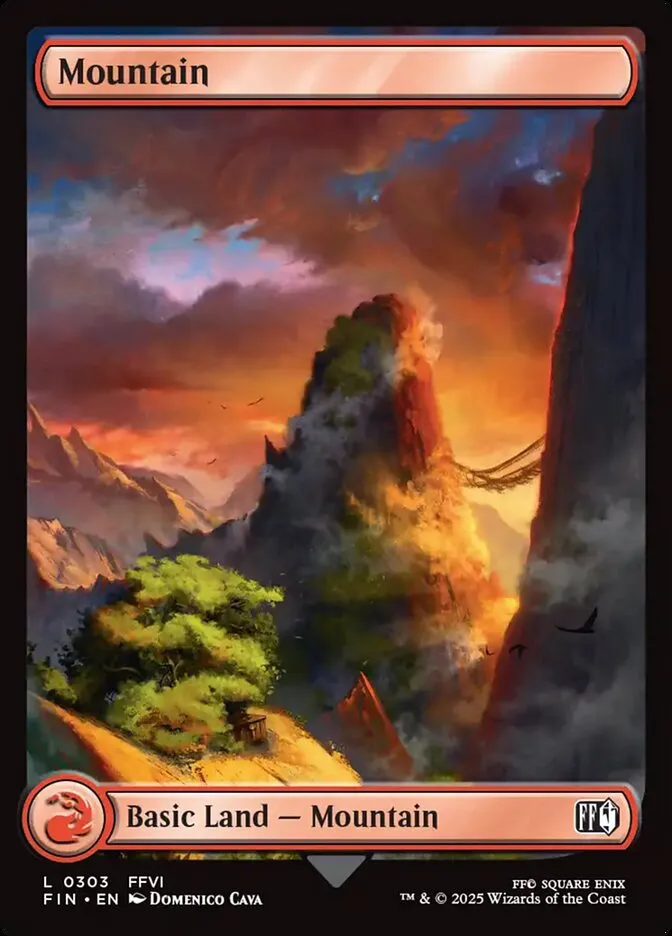 2025 Final Fantasy Mountain [Foil] common #303 common card image