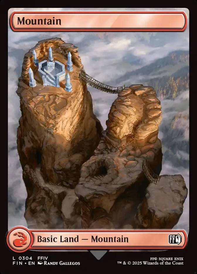 2025 Final Fantasy Mountain common #304 common card image