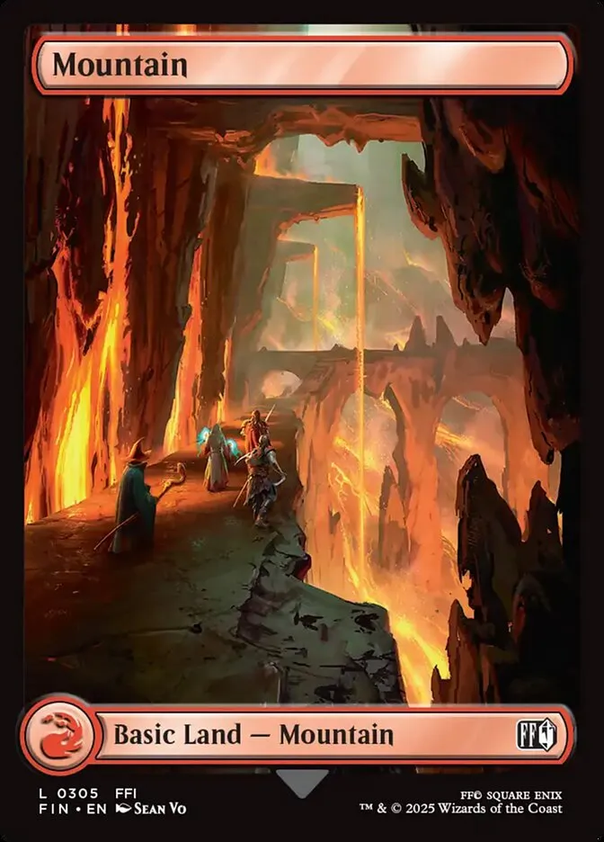 2025 Final Fantasy Mountain common #305 common card image