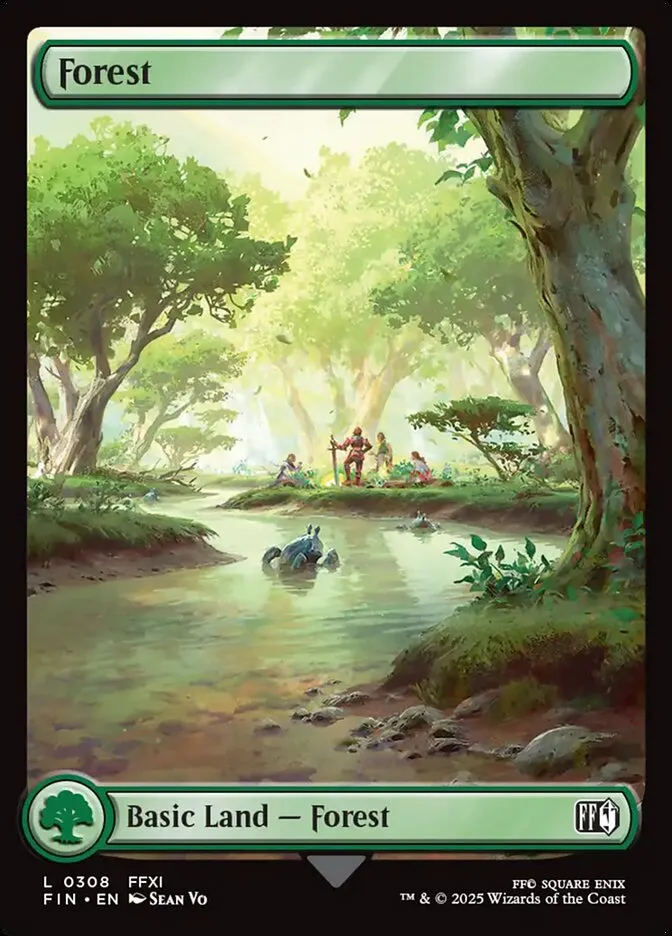 2025 Final Fantasy Forest common #308 common card image