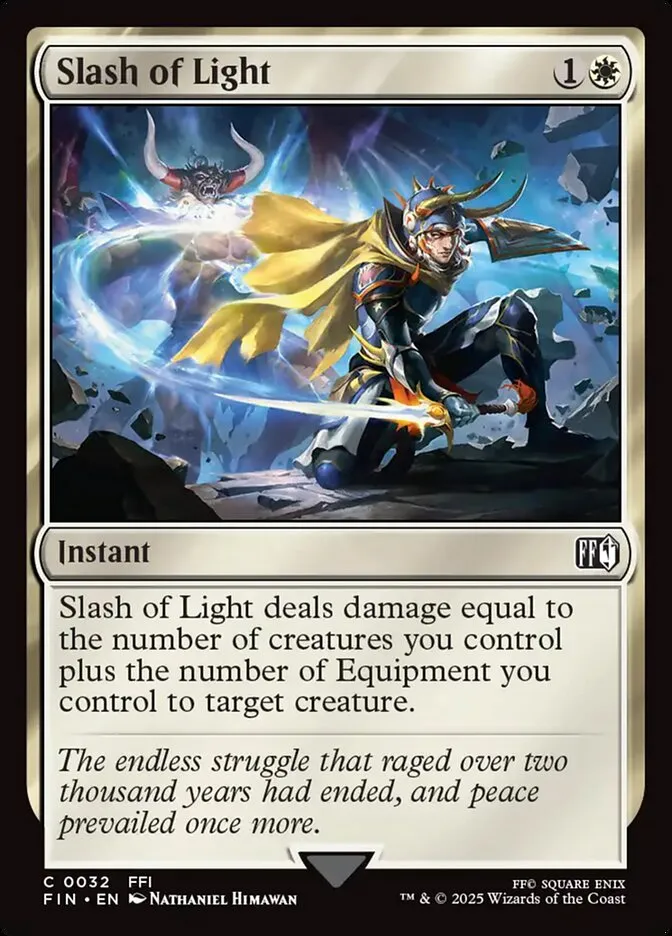 2025 Final Fantasy Slash of Light [Foil] common #32 common card image
