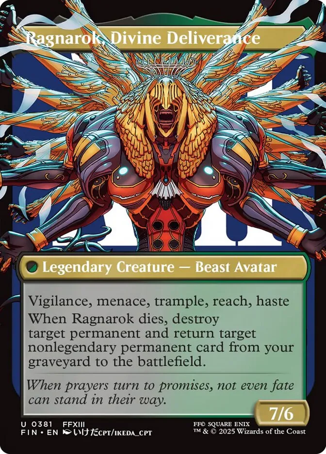 2025 Final Fantasy Ragnarok, Divine Deliverance #381b uncommon card image