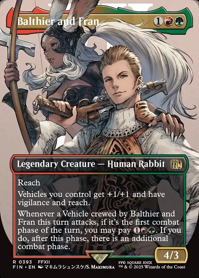 2025 Final Fantasy Balthier and Fran #393 rare card image