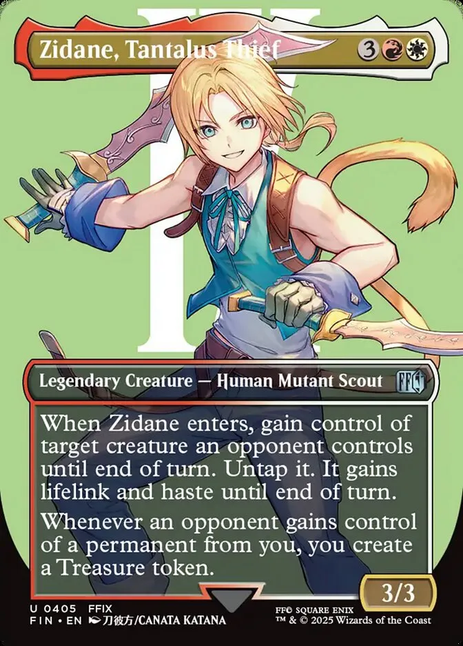 2025 Final Fantasy Zidane, Tantalus Thief #405 uncommon card image