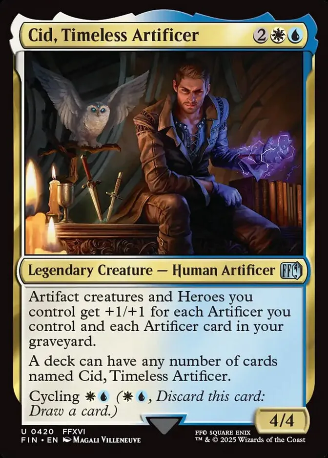 2025 Final Fantasy Cid, Timeless Artificer #420 uncommon card image