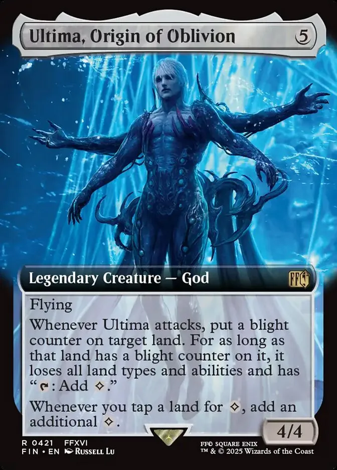 2025 Final Fantasy Ultima, Origin of Oblivion [Extended Art Foil] rare #421 rare card image