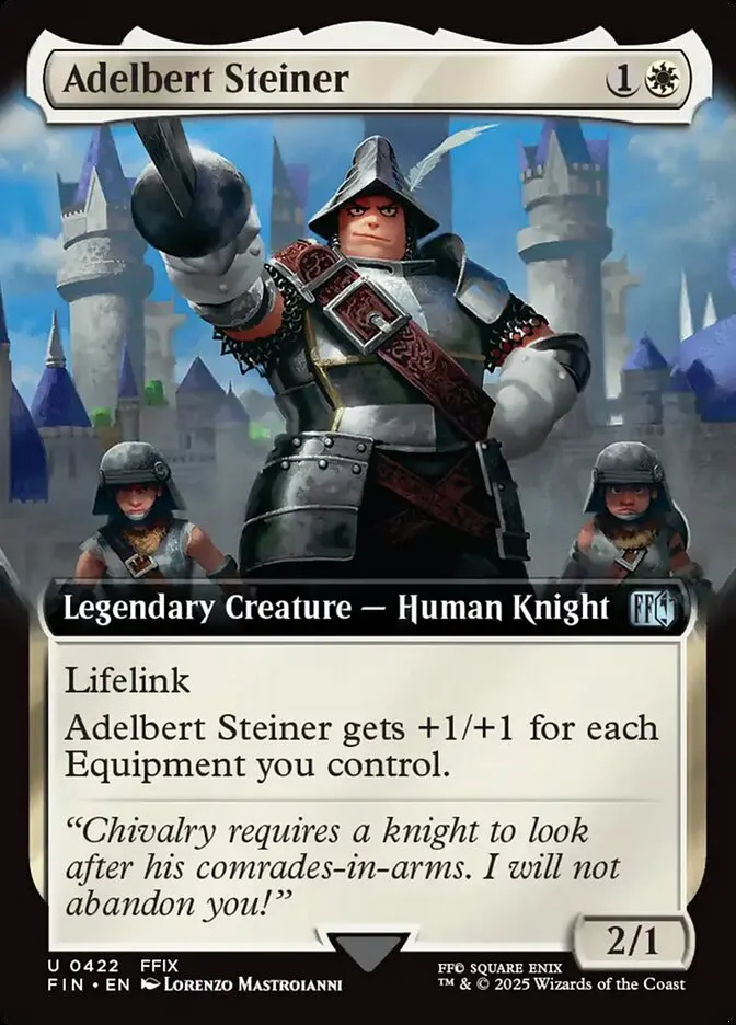2025 Final Fantasy Adelbert Steiner uncommon #422 uncommon card image