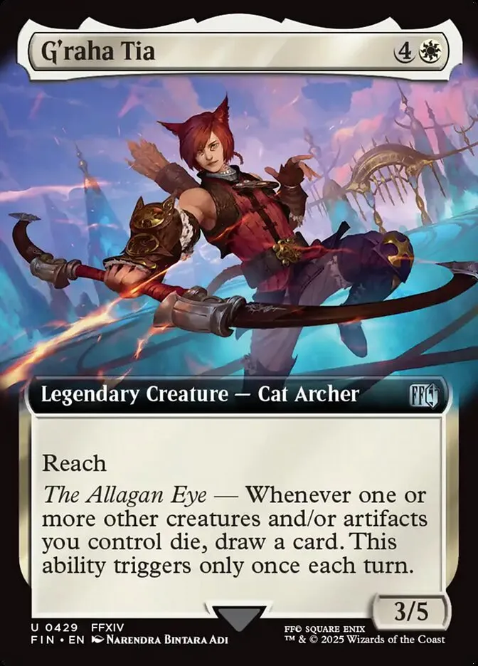 2025 Final Fantasy G'raha Tia [Extended Art Foil] uncommon #429 uncommon card image