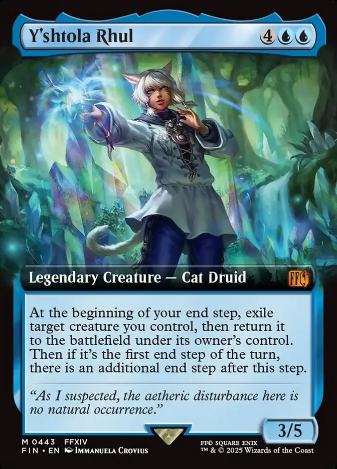 2025 Final Fantasy Y'shtola Rhul [Extended Art Foil] mythic #443 mythic card image