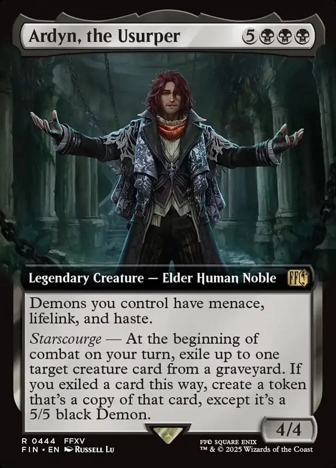 2025 Final Fantasy Ardyn, the Usurper [Extended Art Foil] rare #444 rare card image