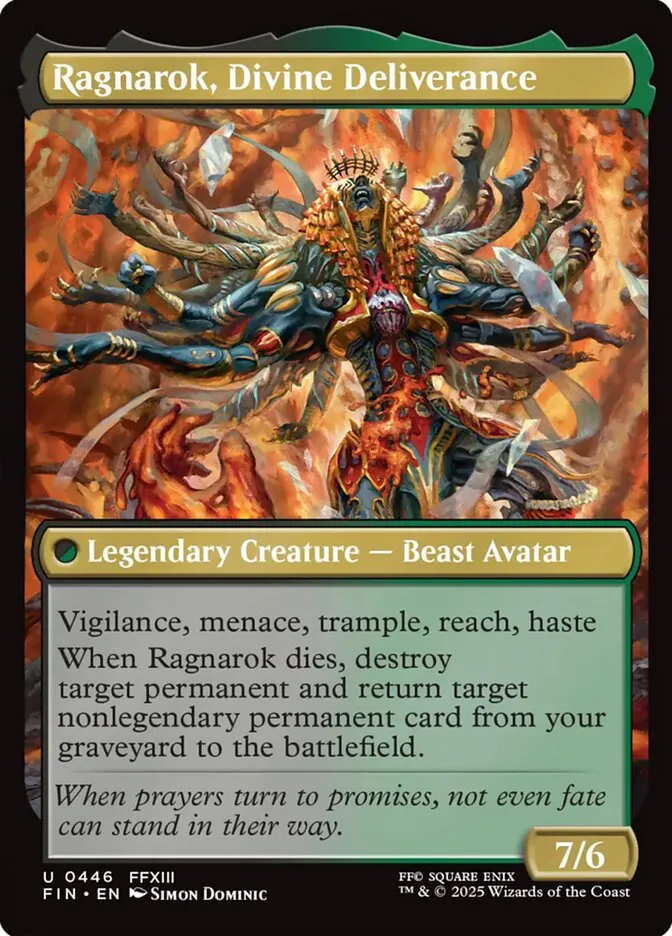 2025 Final Fantasy Ragnarok, Divine Deliverance #446b uncommon card image
