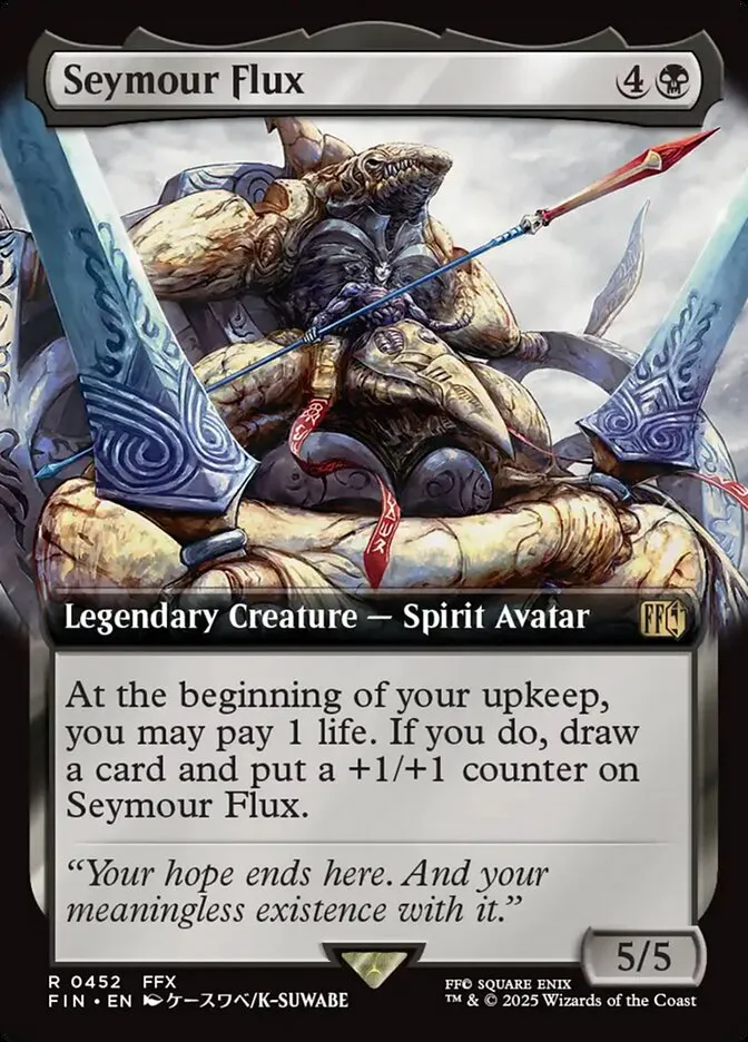 2025 Final Fantasy Seymour Flux [Extended Art Foil] rare #452 rare card image